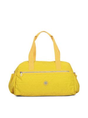 Buy Bahama CRINKLE Yellow Color Nylon Material Soft Medium Size Handbag ...