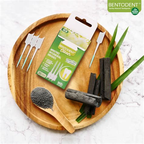 Bentodent Biodegradable Wirefree Interdental Brushes / Toothpick - 30 ...