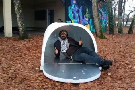 This Engineer Builds Free Shelters For Homeless People, Protecting Them ...