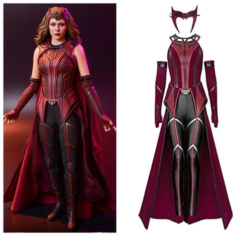 Complete Scarlet Witch Costume Set for Womenp-jsmen Cosplay - Etsy