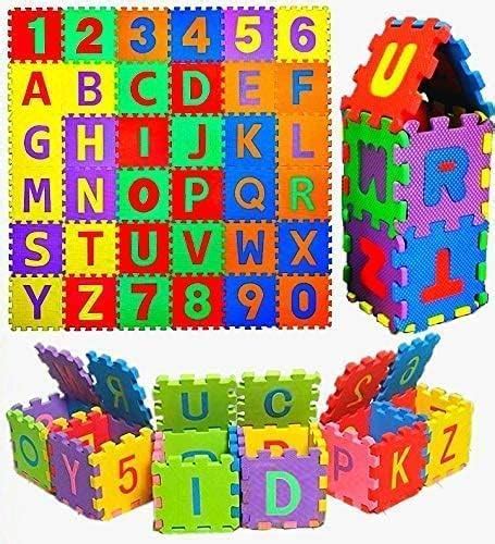 Buy Toys Treasure 36 Tiles Kids EVA Foam Puzzle Mats ABCD for Kids ...