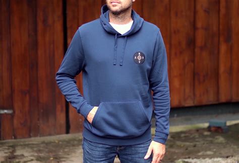 Men's Tribal Hoodie - Navy - NAVA APPAREL SA