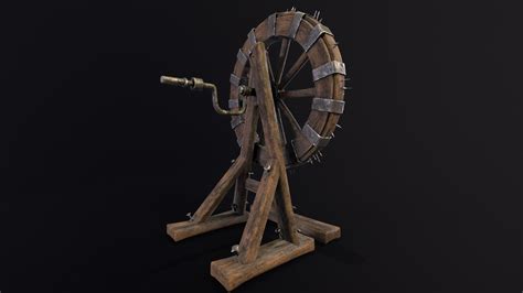3D Breaking Wheel Torture Device - TurboSquid 2198287