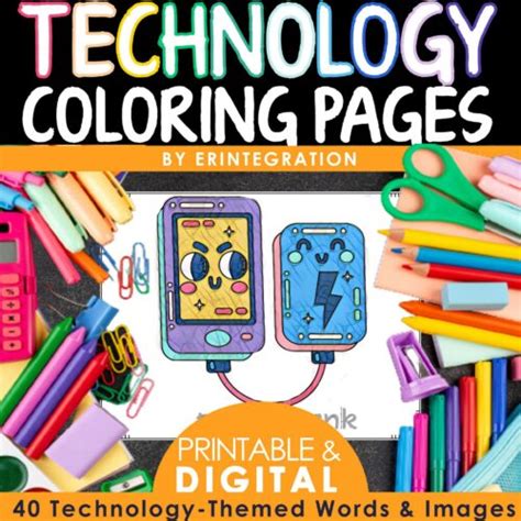 Technology Notebook Cover Coloring Pages 的图像结果