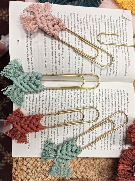 Image result for Macrame Paperclip Bookmark Patterns