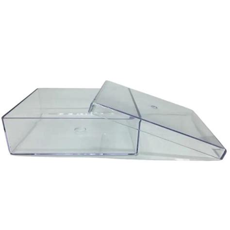 Caixa Plástica Transparente Gerbox 11x11x3,5cm | J. Prolab