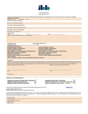 Sample Subscription Form | pdfFiller