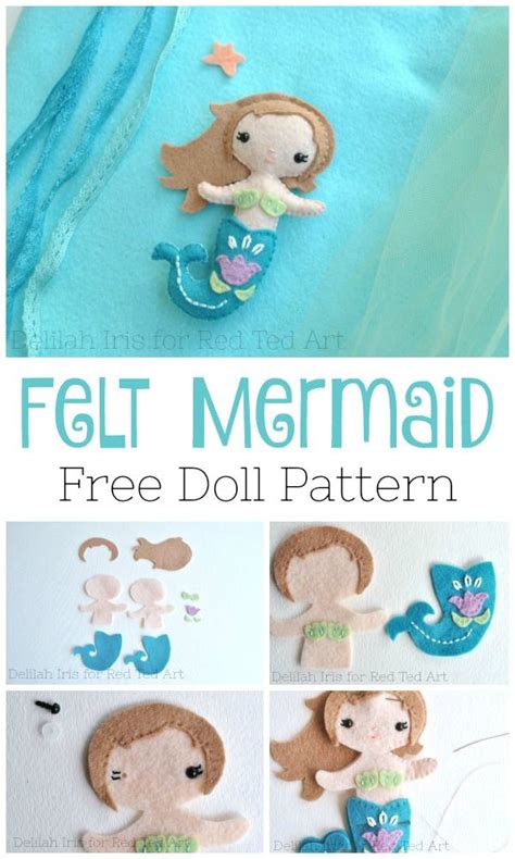 Image result for Felt Easy Mermaid Pattern