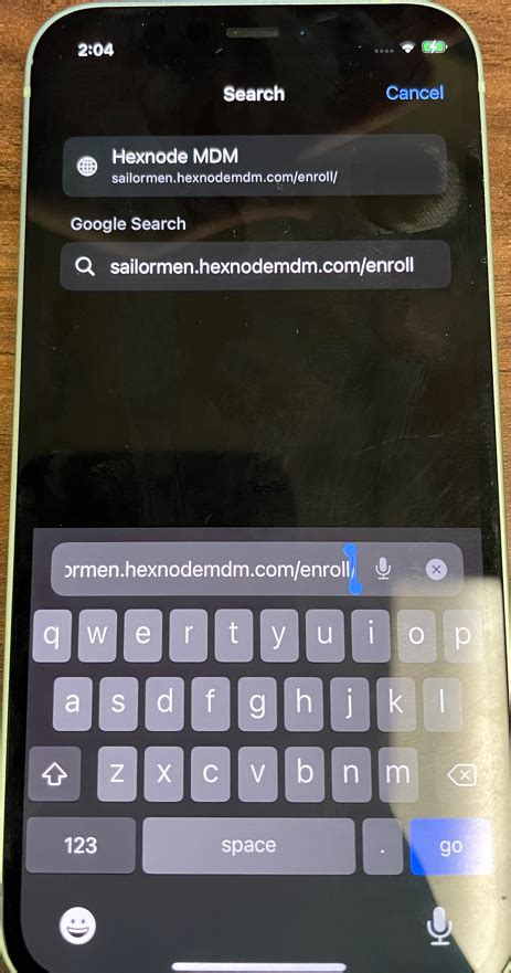 Image result for Hexnode Deploy Root Cert iOS