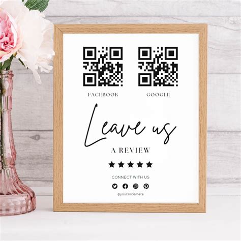 Leave Us a Review Template Leave a Review Sign Leave Review Sign Leave ...