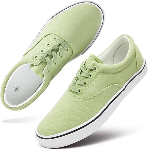 Yageyan Men's Low Top Canvas Walking Shoes - Stylish Lace-up India | Ubuy