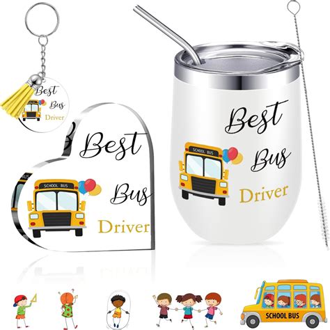 Amazon.com | FoldTier 5 Pcs School Bus Driver Appreciation Gifts for ...