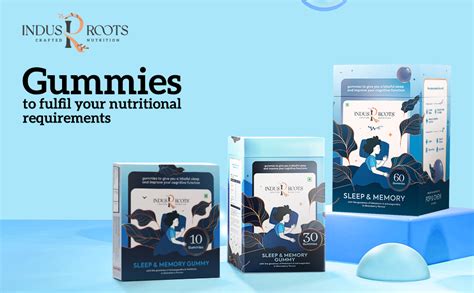 Indus Roots Sleep Gummies for Deep Sleep, With Melatonin 5mg and ...