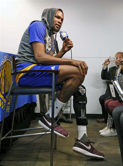 Kevin Durant on knee injury: 'It is what it is'