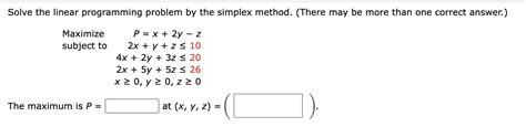 Simplex Method Linear Programming Problem Video with Download 的图像结果