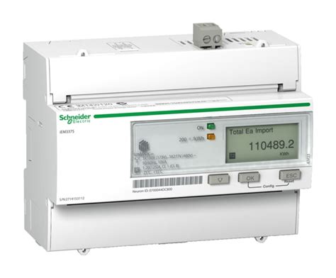 A9MEM3375 Schneider Electric | Schneider Electric 3 Phase LCD Energy ...