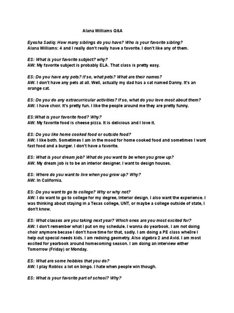 Classmate Interview Examples 的图像结果