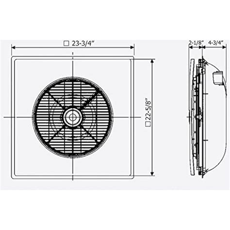 Alaska Drop Ceiling Tile Fan SA-398R-A - Slave Unit India | Ubuy