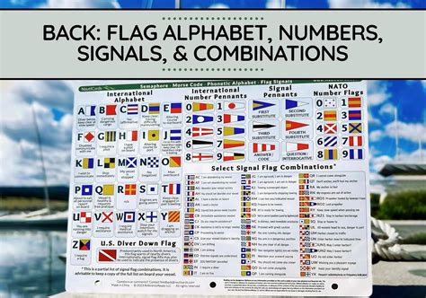 Nautical Flags and Codes Quick Reference Chart - Thailand | Ubuy