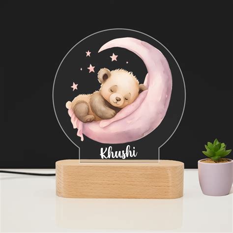 Personalised Sleepy Panda Kids Night Lamp – ChitraChaya