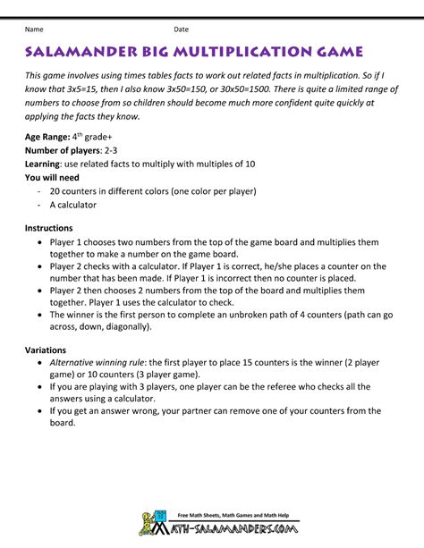 Image result for Math Multiplication Games