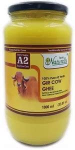 Farm Naturelle 100% Pure A2 Gir Cow Desi Ghee Through Method (Glass ...