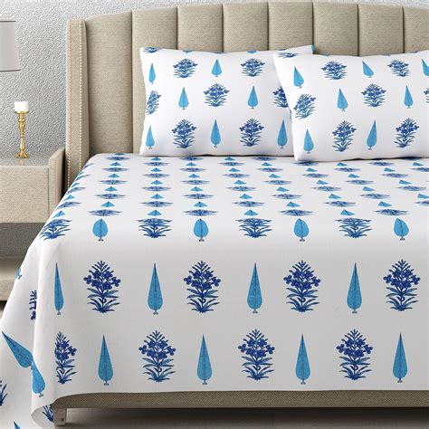 DE CAMA Since 1997 | 100% Cotton 300 TC Premium King Size Bedsheet for ...