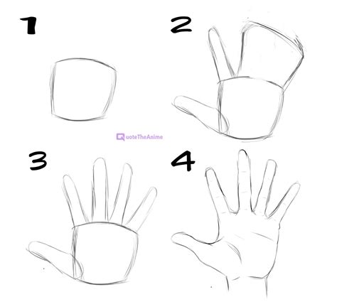 Image result for How to Draw Anime Hands Tutorial