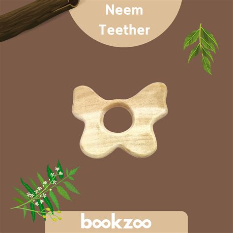 Buy Neem Teether - Butterfly Shape at Bookzoo.in