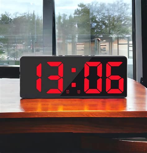 Buy RIANZ Plastic Digital Alarm Clock With Temperature Date Time ...