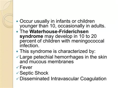 Waterhouse–friderichsen syndrome (wfs) | PPTX