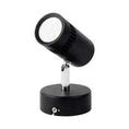 HDC 6W LX LED Black Spot Focus Wall Light - Cylindrical Shape Down Lig