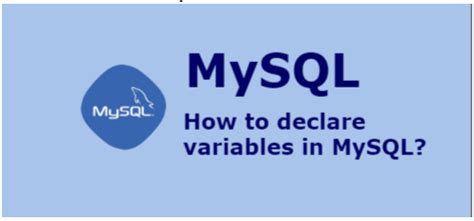 Image result for MySQL Variables