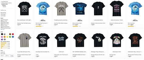 merch by Amazon tshirt samples