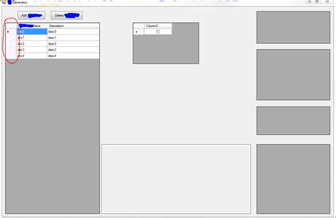 Image result for DataGridView Row and Column