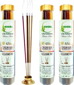 SOGRA Exclusive Premium Incense Agarbatti Sticks for Pooja, LAVENDER ...