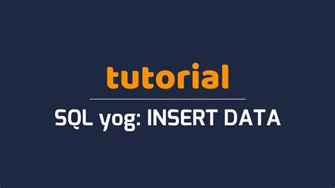 Image result for #SQLyog Tutorial