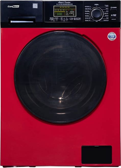 Buy Conserv Digital Compact 110V Vented/Ventless 18 lbs Combo Washer ...