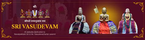 Sri Vasudevam - Spiritual Teachings of Sri.U.Ve. Navalpakkam ...