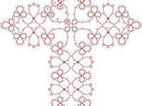 Tatted Cross Tutorial 的图像结果