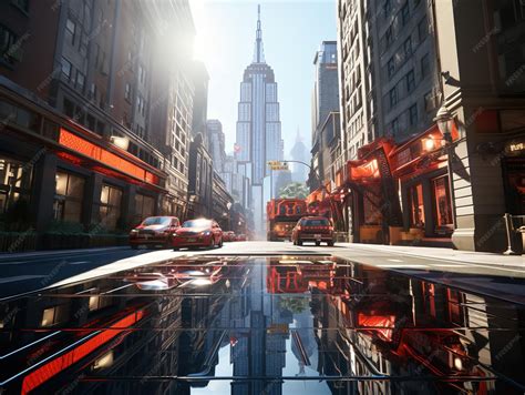 Premium AI Image | cities skyline mac HD 8K wallpaper Stock Photographic