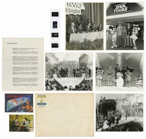 Star Tours Opening Memento Collection.