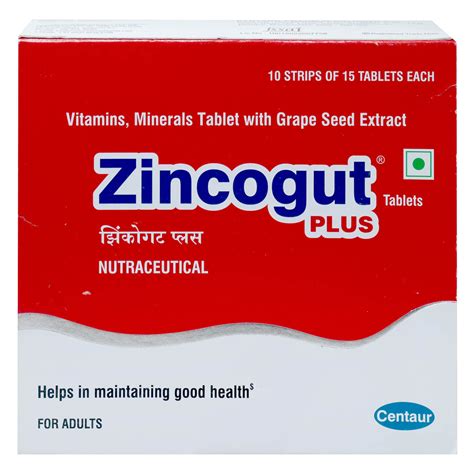Zincogut Plus Tablet | Uses, Side Effects, Price | Apollo Pharmacy