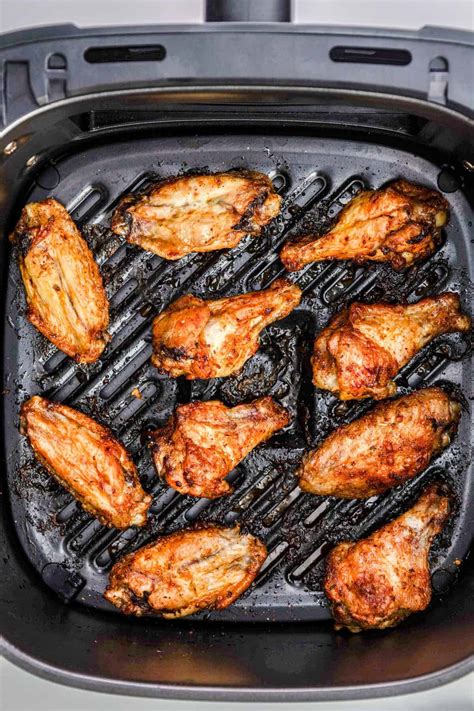 Air Fryer Frozen Chicken Wings - Food Faith Fitness