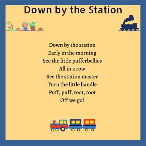 Down by the Station Printable Lyrics, Origins, and Video