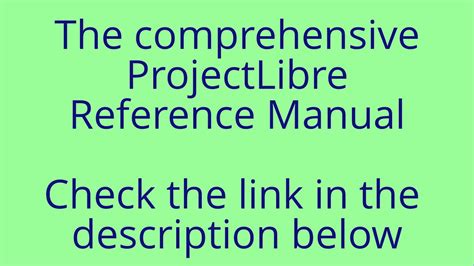 ProjectLibre Guide 的图像结果