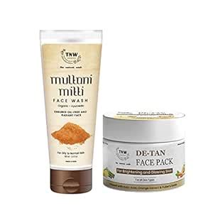 TNW-The Natural Wash De-Tan Face Pack & Multani Mitti Face Wash with ...