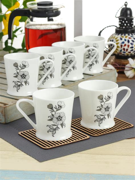 Buy Peter Small Microwave Coffee & Tea Mugs, 170ml, Set of 6 Online ...
