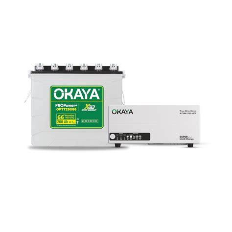 Okaya Inverter with Battery Combo for Home,Office & Shops|ATSW 1700 12V ...