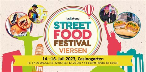 4. Street Food Festival Viersen, Casinogarten Viersen, 14 July to 16 ...